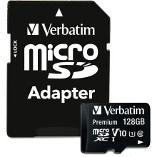 128 GB prémiová pamäť microSDXC s adaptérom, UHS-I Class10