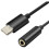 Καλώδιο προσαρμογέα θηλυκού βύσματος USB Type-C σε θηλυκό βύσμα 3,5 mm για συμβατότητα 2