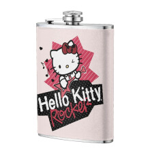 Hello Kitty 8oz Stainless Steel Flask - Spill-proof, Durable & Portable for Liquor, Whiskey - Ideal Gift Option