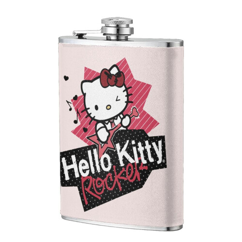 Φιάλη από ανοξείδωτο ατσάλι Hello Kitty 8oz - Αδιάβροχη, ανθεκτική και φορητή για ποτά,