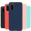 Capa protetora NKOBEE preta compatível com Samsung Galaxy S20FE 7