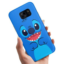 Kompatybilny z Samsung Galaxy S7Edge - Etui/Etui na telefon z ściegiem
