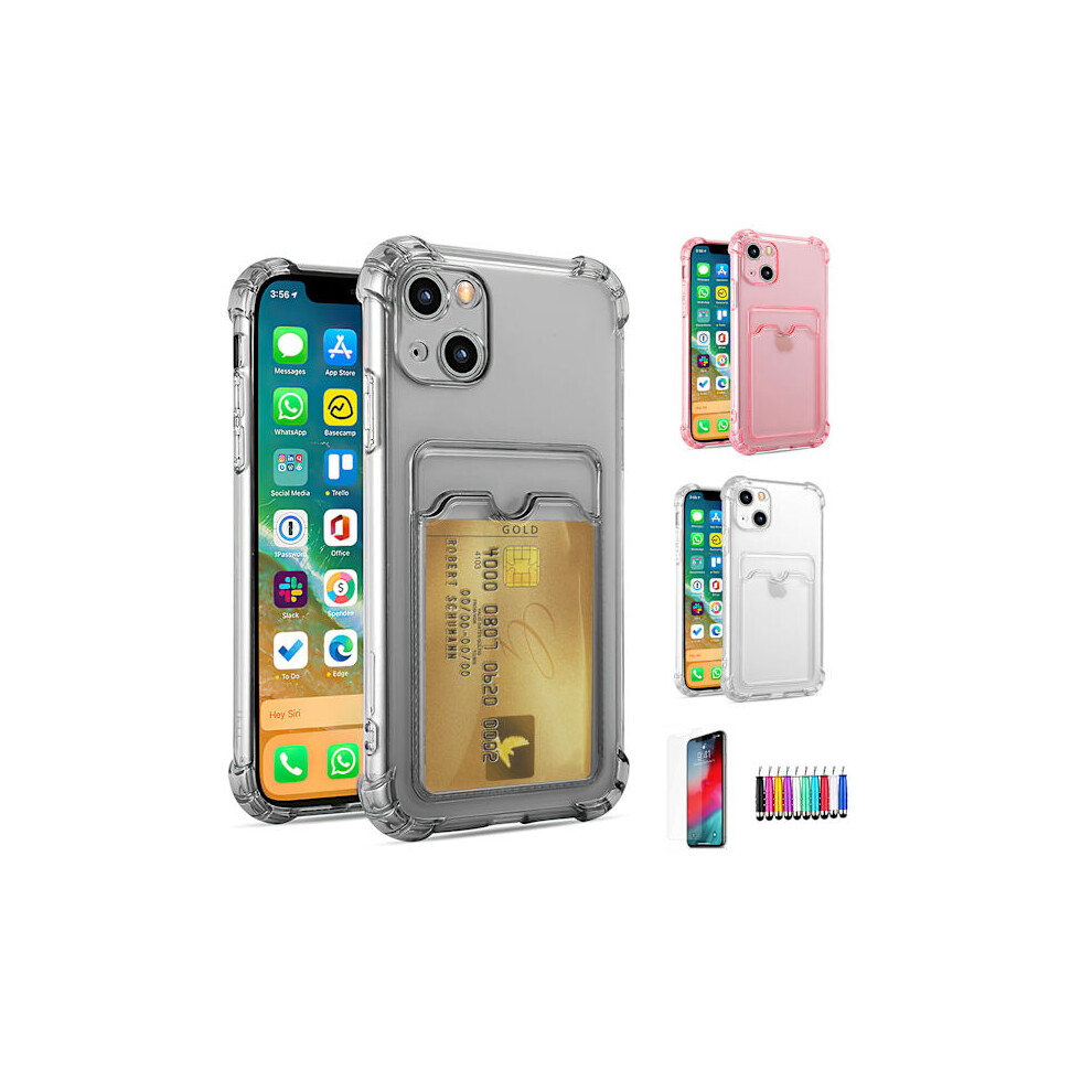 Compatible With Iphone 14 - Case / Protection / Card Slot Pink 9773935698048