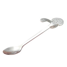 Colher de café em aço inoxidável para gatos, colher de sobremesa para cães, colheres para bebidas, colher para misturar, colher para milkshake,