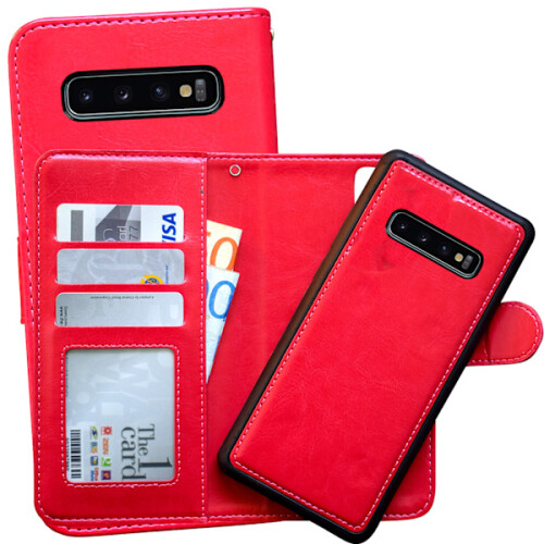 Conforto e proteção para Galaxy S10 - Capa de couro! Branca 2