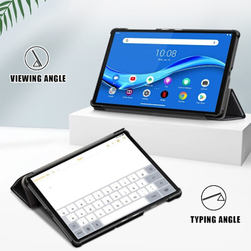 Θήκη τριπλού τύπου συμβατή με Lenovo Tab M10FHD Plus10.3Black 1
