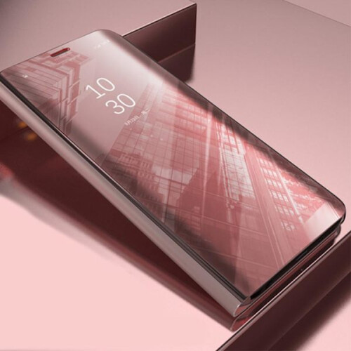 Compatível com Samsung Galaxy A54 5G - Capa Smart Clear View - Rosa 2