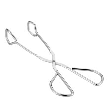 Pinça para fritar, pinça de cozinha durável para churrasco, multifuncional, em aço inoxidável.