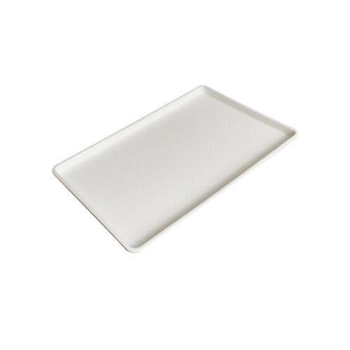 Bandeja de plástico Winco de 18x26 polegadas, branca