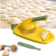 2023 Nyaste Dumpling Maker Press Set, 10s för att göra Dumplings & Empanadas, Easy2in1Mold för Pierogi, kompatibel med manuell användning