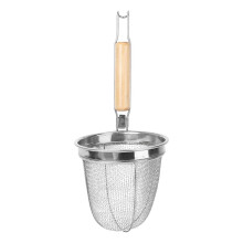 Escorredor de macarrão em aço inoxidável, cesto multifuncional para servir macarrão, escorredor de cozinha, utensílio de cozinha.