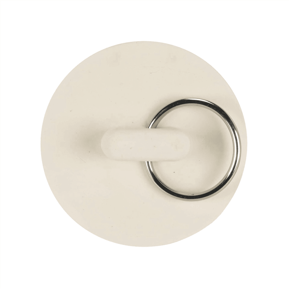 Qtmnekly 1 1/8In White Rubber Wash Basin Bathtub Plug Sink Plug Drain Pipe Plug Sink Plug Water Plug 9773935699748