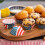 Chef Craft Paper Patterned Cupcake Liners, 50 Count, Red/White/Blue 3