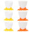 Eease6pcs Cartoon Chicken Pottos Egg Holders for Boiling Eggs 3
