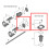 Conjunto de parafusos e acessórios para conector de bicicleta SHIMANO RS910. 7