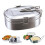 Hariumiu Kitchen Classic Διπλό Δοχείο Γεύματος Bento, Δοχείο Γεύματος από Ανοξείδωτο Ατσάλι 1