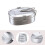 Hariumiu Kitchen Classic Διπλό Δοχείο Γεύματος Bento, Δοχείο Γεύματος από Ανοξείδωτο Ατσάλι 6