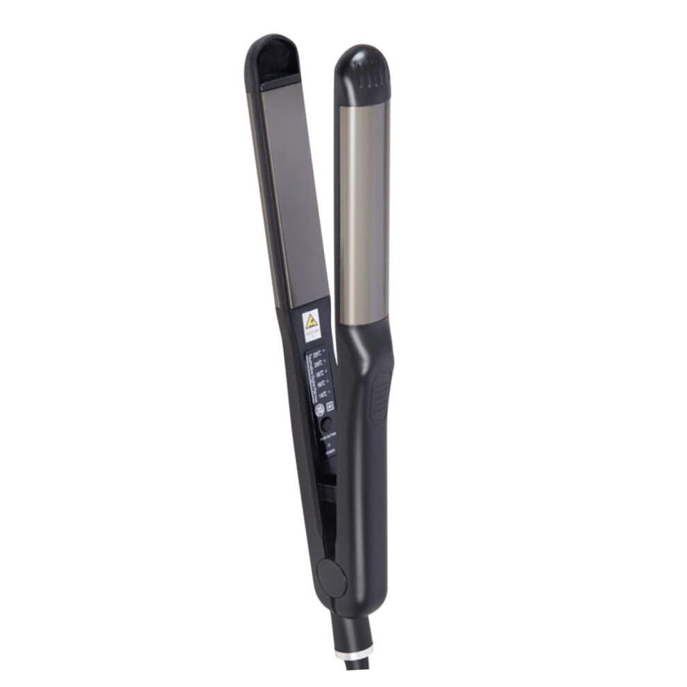2 in 1 Steam Hair Straightener and Curler with Fast Heat Up for Salon and Home Styling