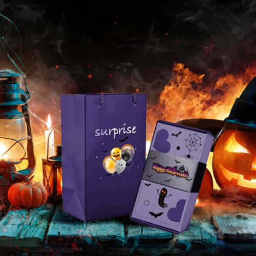 Hopfällbar studsande överraskningsask för Halloween Glad överraskningspresentask Explosion överraskningsask för Hopfällbar studsande presentask 2