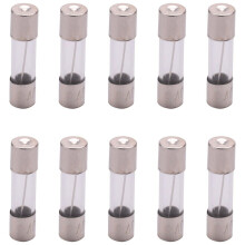10 fusibili in vetro a ritardo di fusione, 250 V, 10 A, 5 mm x 20 mm