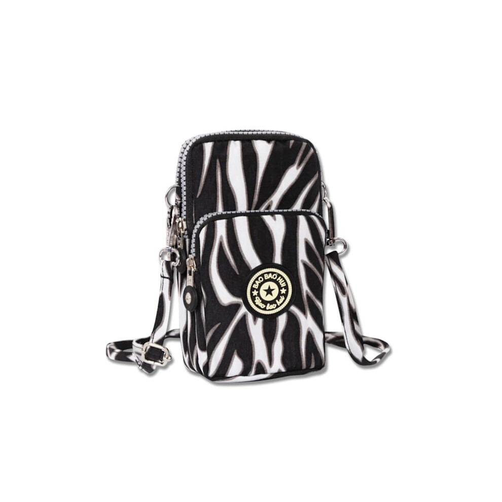 Stylish Practical Mobile Bag Shoulder Bag ZEBRA