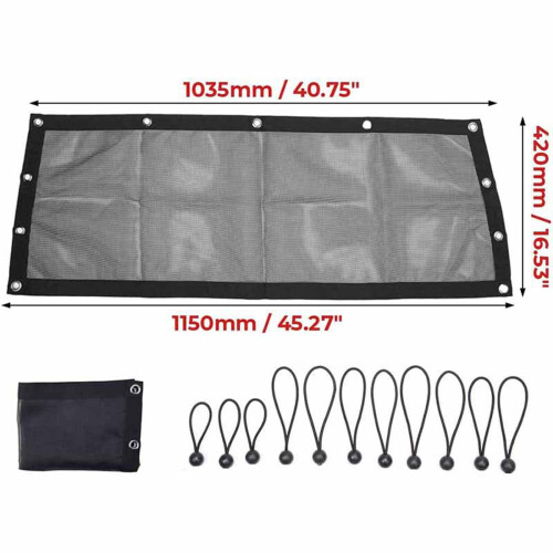 Δίχτυ πίσω παραθύρου UTV αυτοκινήτου Sun on Mesh Soft UTV on Mesh Soft Window 1