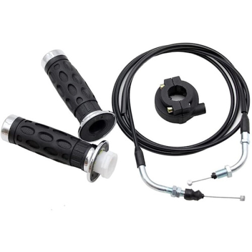 Conjunto de acelerador universal com cabo de acelerador de 78 polegadas para scooters de 50cc, 80cc, 125cc e 150cc com motor GY6.