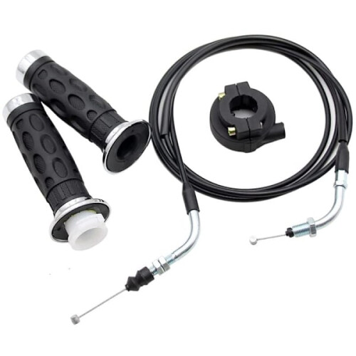 Conjunto de acelerador universal com cabo de acelerador de 78 polegadas para scooters de 50cc, 80cc, 125cc e 150cc com motor GY6. 2