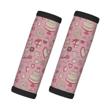2 stuks bagagehandvatomslagen - Leuke kofferlabels met hartjesmotief, geschikt voor de meeste koffers, onmisbaar op reis