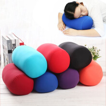 Mikro korálky Roll Bed Chair Car Cabinet Head Soft Back Support Polštář