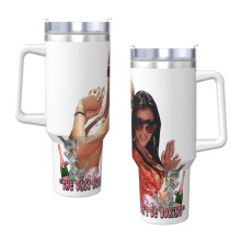 40oz (ca. 1,2 l) Edelstahl-Vakuumisolierter Becher mit Deckel und Strohhalm, kompatibel mit H2.0, für Wasser, Eistee, Kaffee, Smoothies