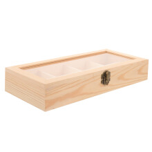 Aufbewahrungsbox für Teebeutel, Holz-Organizer, Kaffee-Schreibtischboxen, Zuckerbeutel, wiederverwendbar
