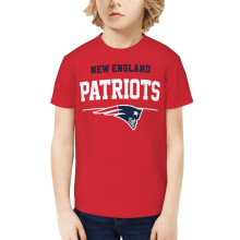 Patriots Kids Short Sleeve Shirt for Boys and Girls Sports Football Team Logo for Baseball Fans Gifts