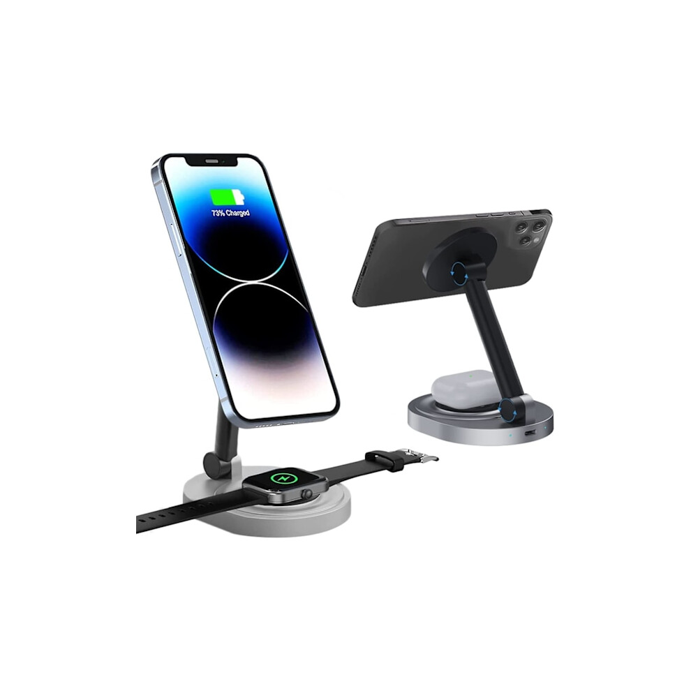 Magnetic Wireless Charging Stand For Magsafe Charger, Foldable 15W Fast Wireless Charging Station For Compatible With Iphone 14/13/12 9149926912835