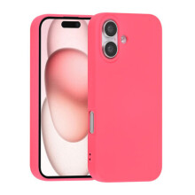 Compatible with iPhone 16 Back Cover Dark Pink