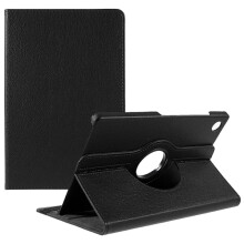 Ag luí le Samsung Galaxy Tab A8 10.5 (2021) Cás Rothlú 360 Dubh