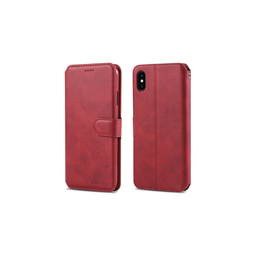 Compatible With Iphone Xr - Wallet Case Red 9149926912804