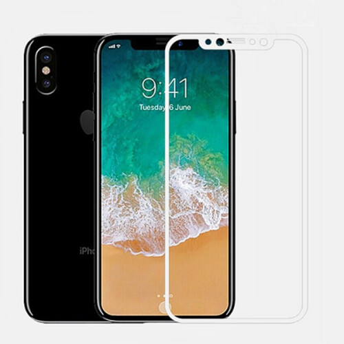 Protetor de tela de carbono da HuTech compatível com iPhone XR, preto.