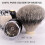 Πινέλο ξυρίσματος από 100% Silvertip Badger Hair, χειροποίητο πινέλο ξυρίσματος με λαβή 5