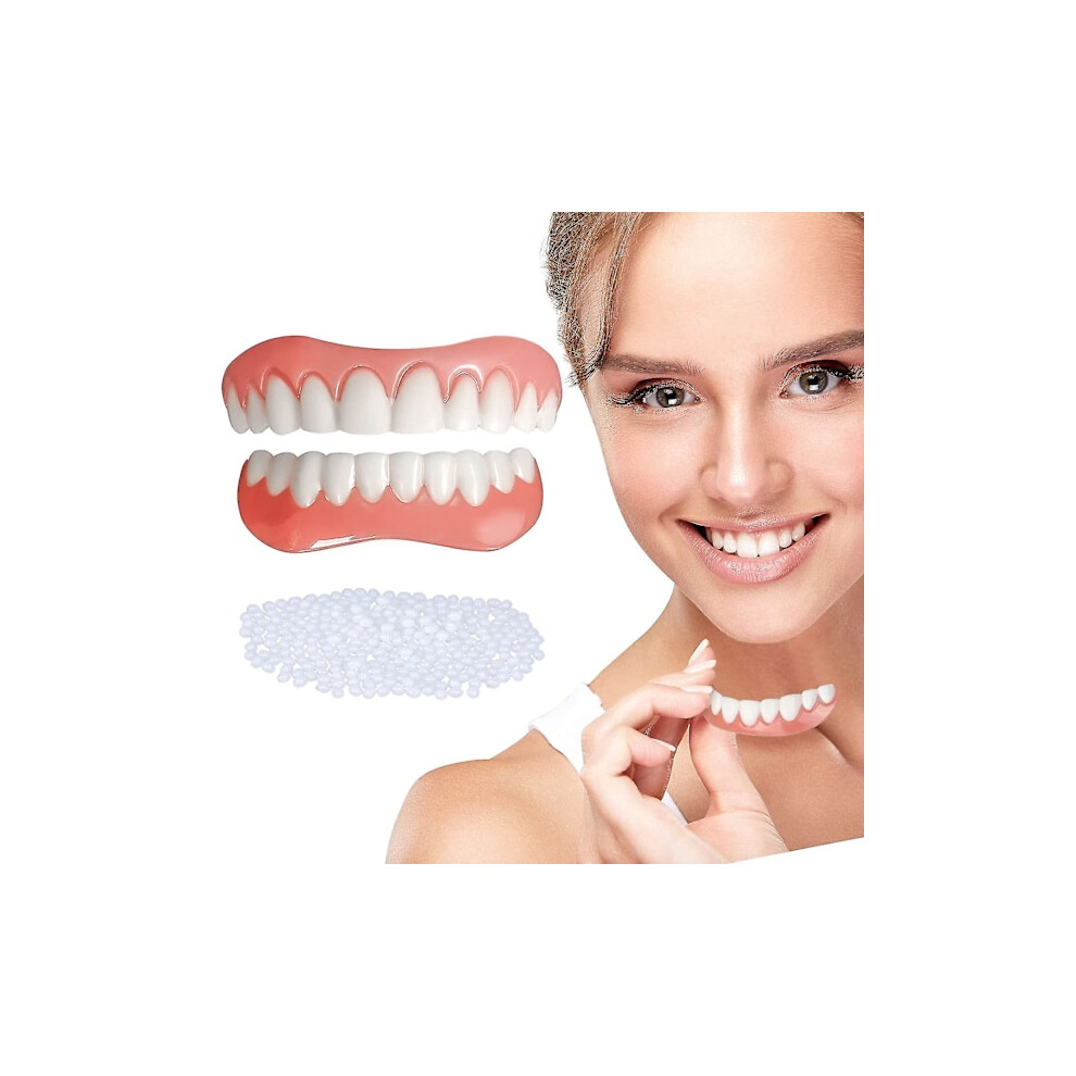 sets of dentures, upper and lower dentures, protect teeth, restore confident smile