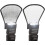 2 Pack Flash Diffuser Reflector - 2-Sided White/Silver Bend Bounce Flash Reflector Kit with Elastic Strap for Canon, 1