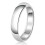 Verighetă simplă din argint sterling clasic Tioneer de 6 mm 1