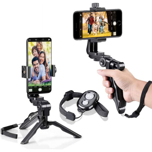 Σταθεροποιητής λαβής τριπόδου μίνι smartphone, επιτραπέζιο τρίποδο με βάση τηλεφώνου