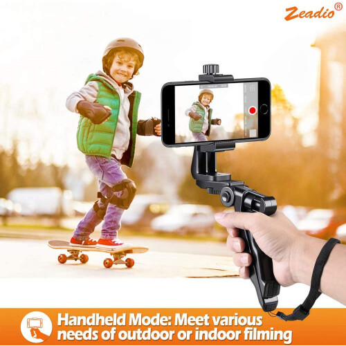 Σταθεροποιητής λαβής τριπόδου μίνι smartphone, επιτραπέζιο τρίποδο με βάση τηλεφώνου 1
