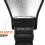 2 Pack Flash Diffuser Reflector - 2-Sided White/Silver Bend Bounce Flash Reflector Kit with Elastic Strap for Canon, 4