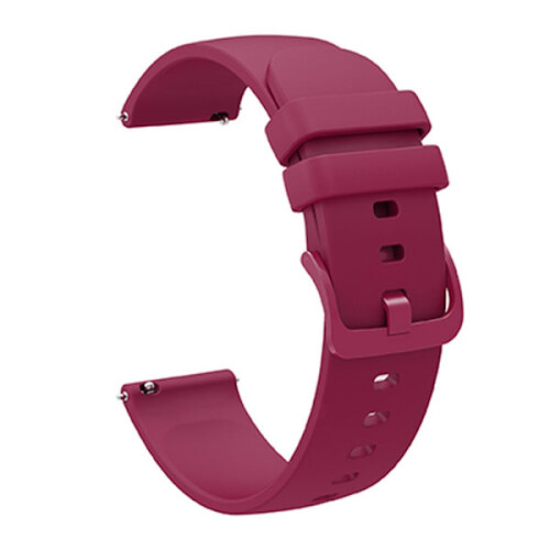 Λουράκι σιλικόνης SKALO για Withings ScanWatch 38mm - Περισσότερα χρώματα Κρασί, κόκκινο 1