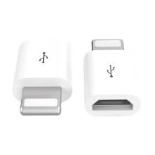 Cuibheoir Micrea-USB go Lightning2in1Muirearú + Aistriú Sonraí Bán