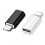 Adapter Micro-USB till Lightning2in1 Laddning + Dataöverföring Vit 3
