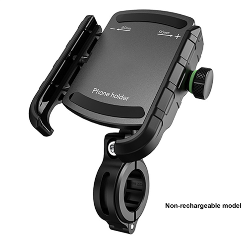 Suporte universal para celular de motocicleta com visão de 360 para bicicleta, compatível com celulares de 5,4 a 7,2 polegadas, preto. 1