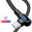 Angled 90 degree charging cable USB a to USB c / compatible with iPhone Light black (Lightining) 2 meters 8